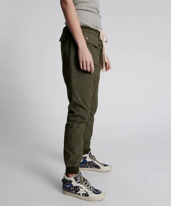 DARK KHAKI CARGO CADET PANTS Women One Teaspoon Bottoms DARK KHAKI CARGO CADET PANTS Women One Teaspoon Bottoms