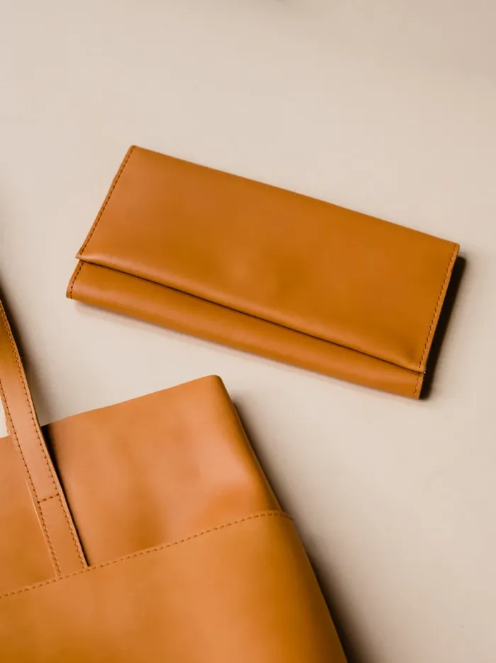 Debre Wallet Cognac Wallets and Clutches Able Women