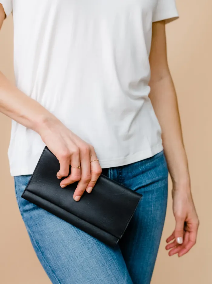 Debre Wallet Cognac Wallets and Clutches Able Women