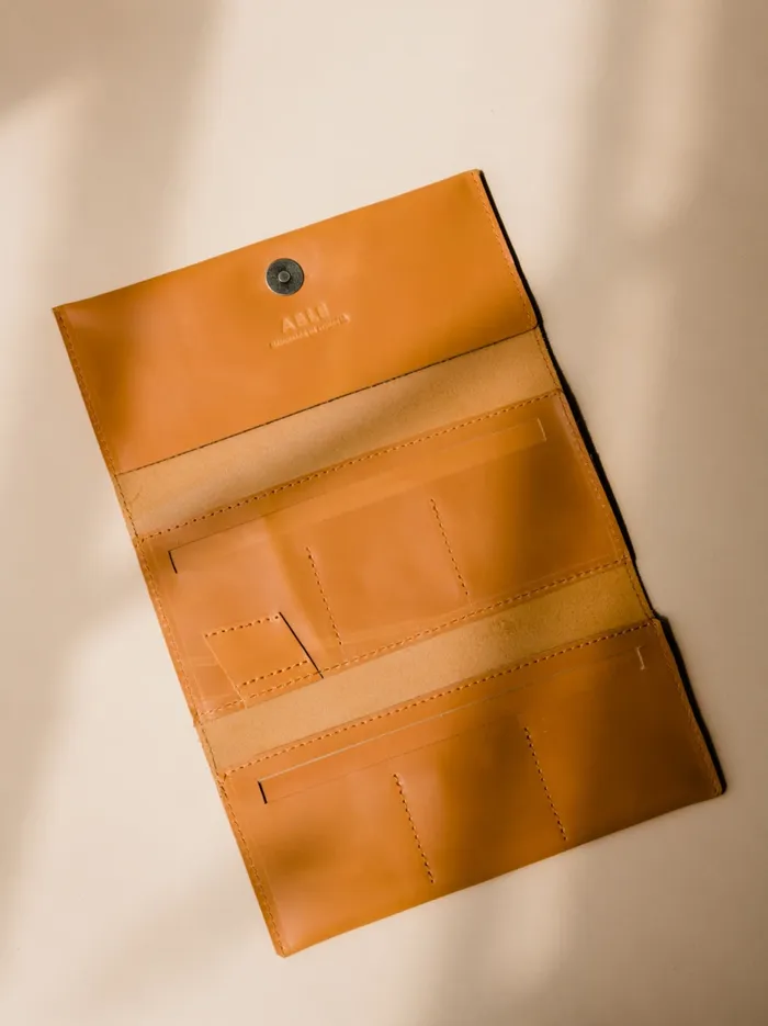 Debre Wallet Cognac Wallets and Clutches Able Women
