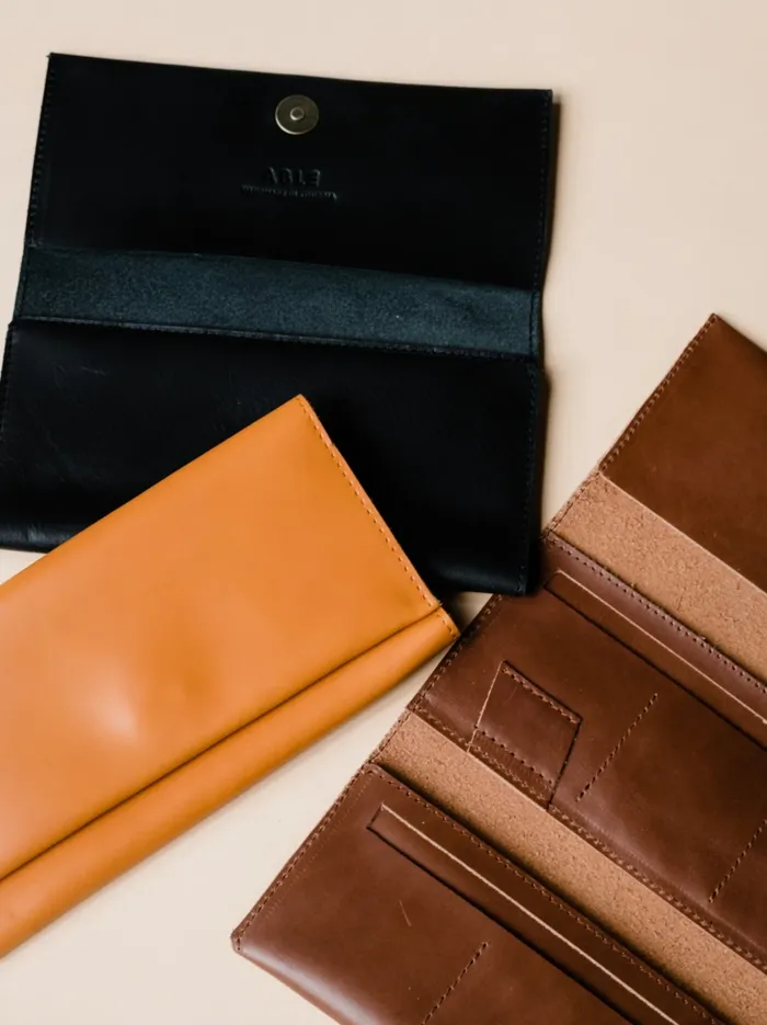 Debre Wallet Cognac Wallets and Clutches Able Women