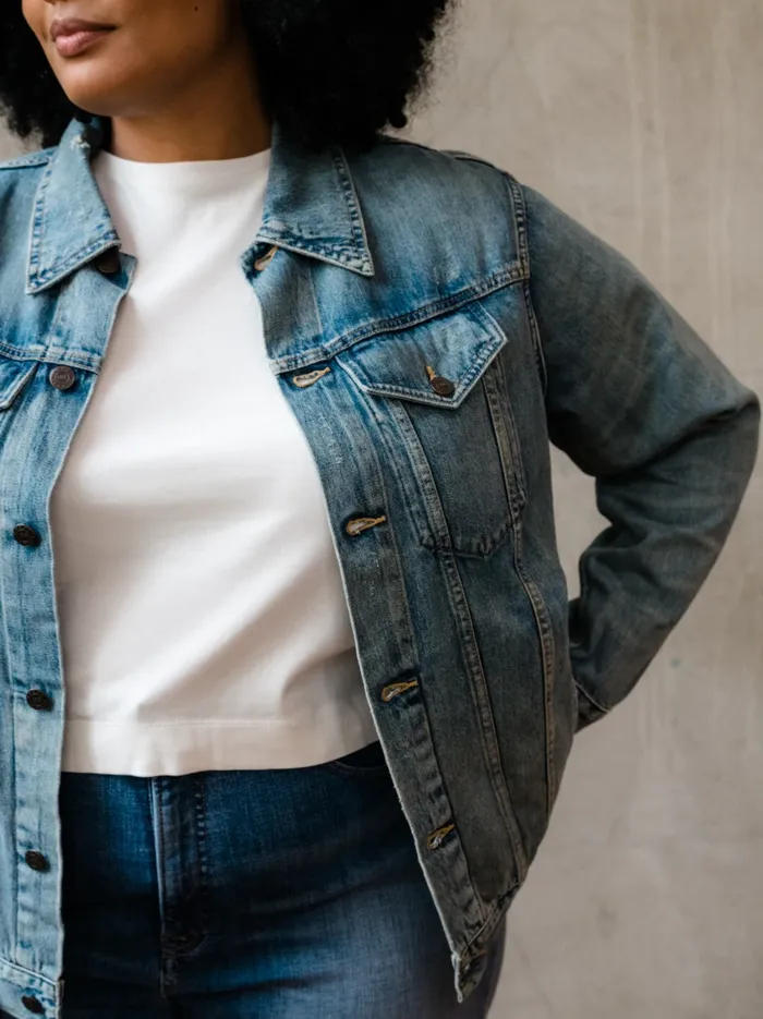 Denim Able Women The Merly Jacket Original Wash