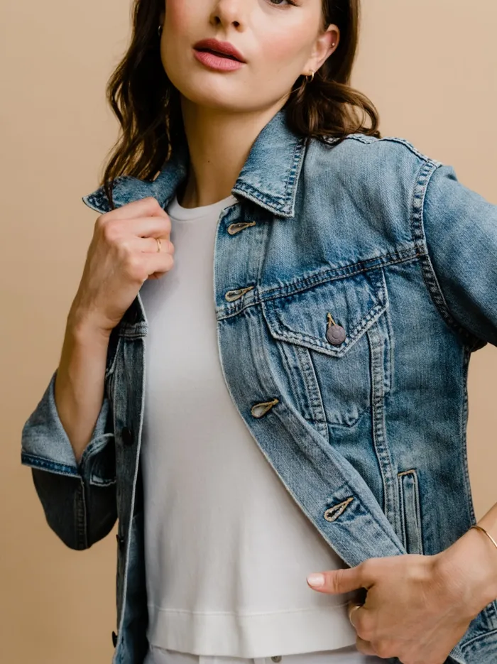 Denim Able Women The Merly Jacket Original Wash