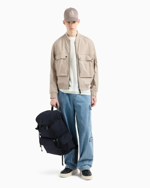 Denim Cargo Jeans Blue Men Armani Matching Sets