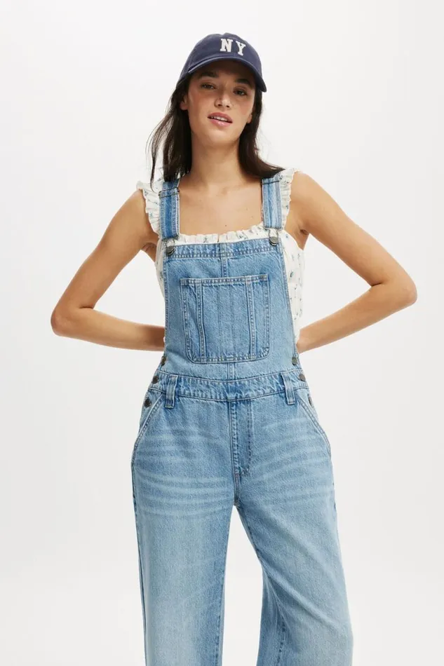 Denim Overall Breeze Blue Women Cotton On Pants Denim Overall Breeze Blue Women Cotton On Pants