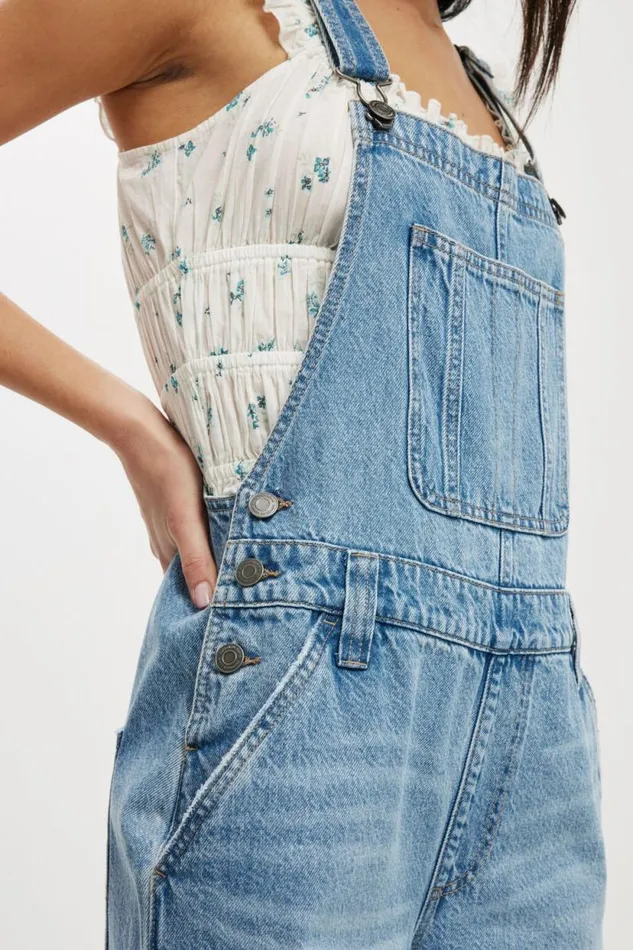 Denim Overall Breeze Blue Women Cotton On Pants Denim Overall Breeze Blue Women Cotton On Pants