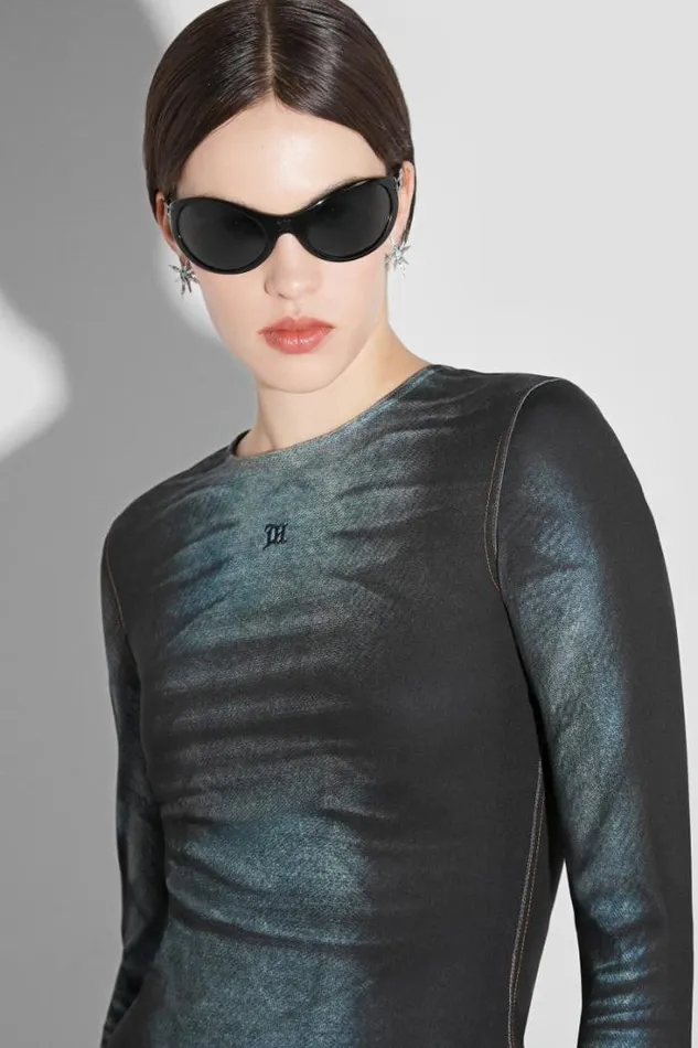 Denim Poly Longsleeve Mlc Women MISBHV Tops