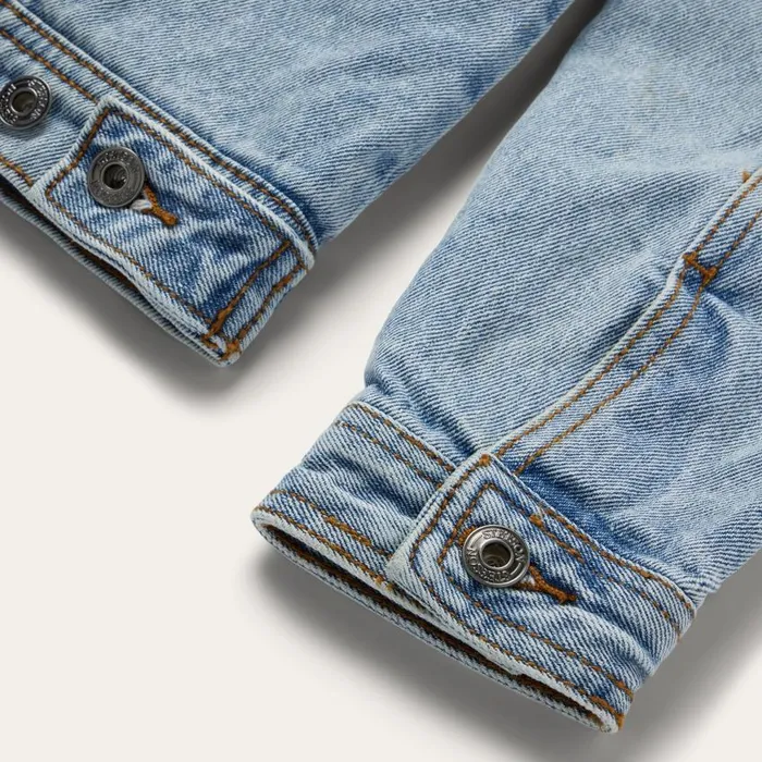 Denim Sherpa Lined Jacket Blue Women Stetson Jackets