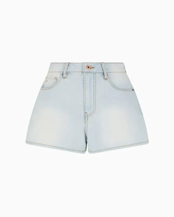 Denim Shorts Blue Women Armani Denim