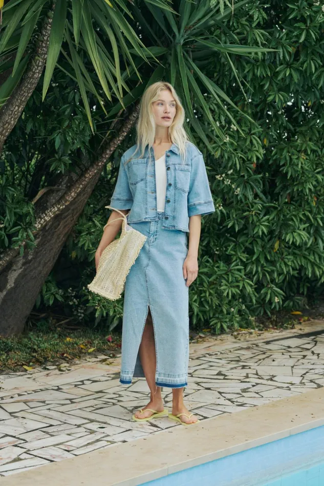 Denim Styles Women CULTURE CUami Denim Skirt