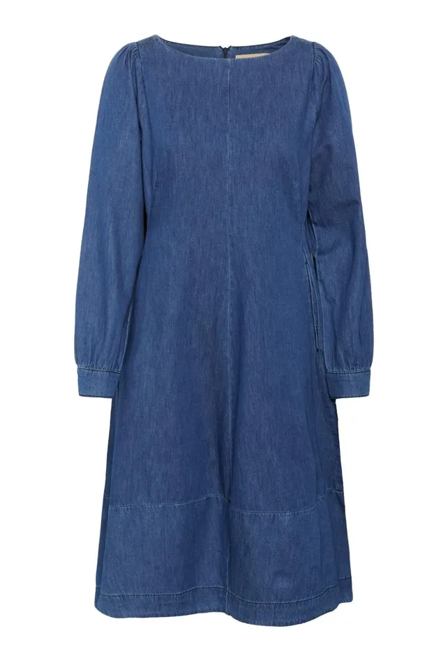 Denim Styles Women CULTURE CUarpa Denim Dress Dark Blue Wash
