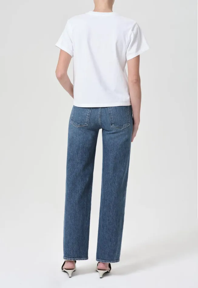 Denim Women Agolde Harper Straight Jean Stretch In Fix