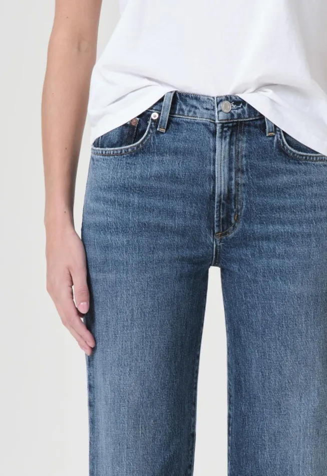 Denim Women Agolde Harper Straight Jean Stretch In Fix