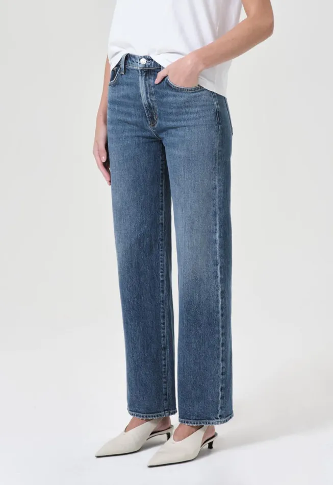 Denim Women Agolde Harper Straight Jean Stretch In Fix