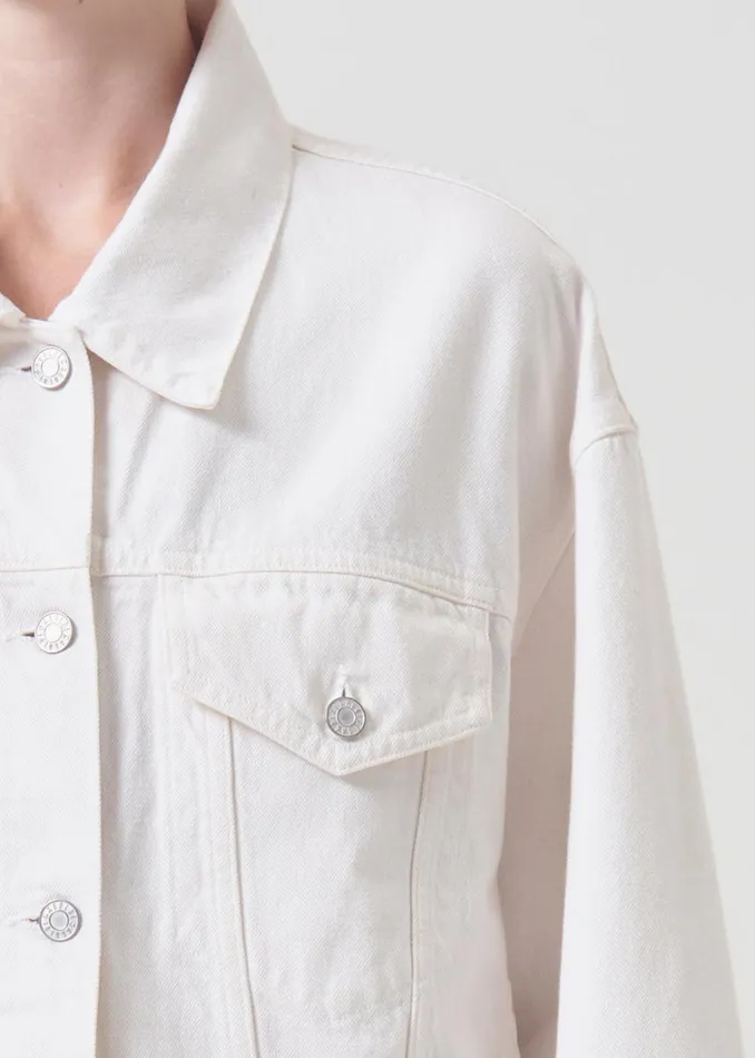 Denim Women Agolde Martika Jacket In Fortune Cookie