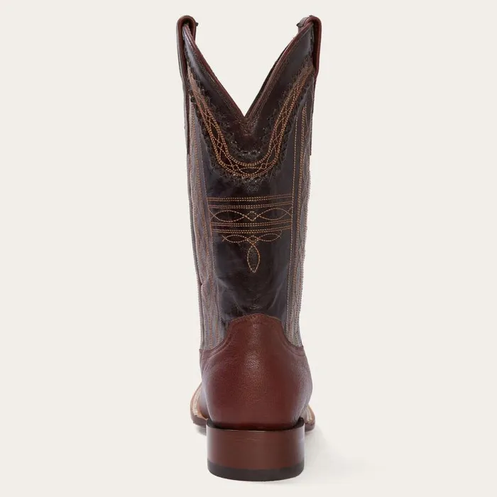Denver Brown Goat Hand Stitched Cowboy Boot Brown Men Stetson Western
