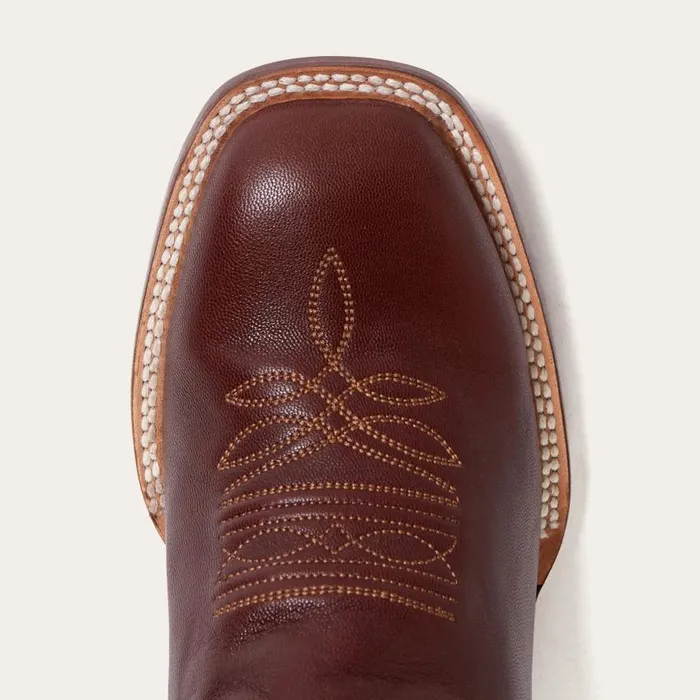 Denver Brown Goat Hand Stitched Cowboy Boot Brown Men Stetson Western