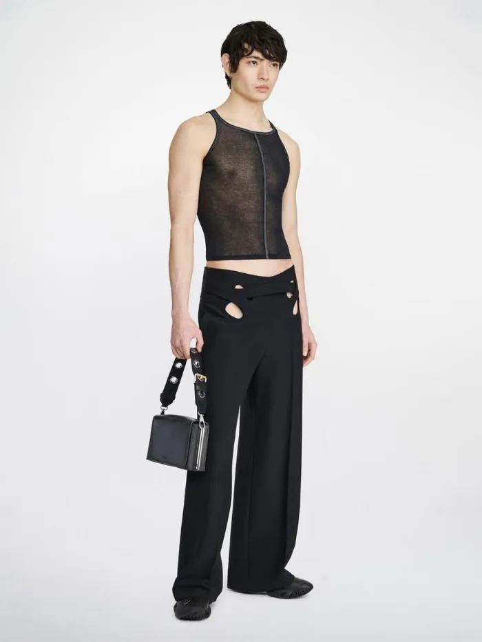 Dion Lee Bags SIGNATURE EYELET STRAP BAG Black 8211 Accessories