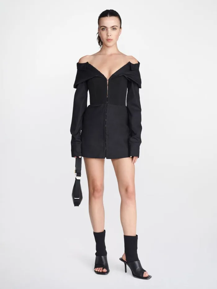 Dion Lee Dresses HOOK TUBE SHIRT DRESS Black 8211 Shop