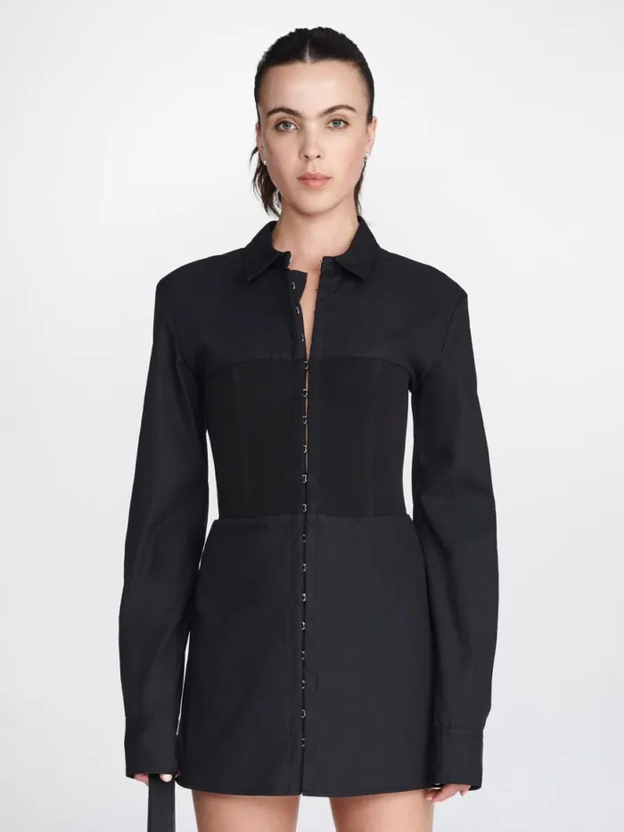 Dion Lee Dresses HOOK TUBE SHIRT DRESS Black 8211 Shop