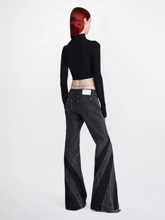 Dion Lee Knitwear MOBIUS LOOP LS TOP Black 8211 Shop
