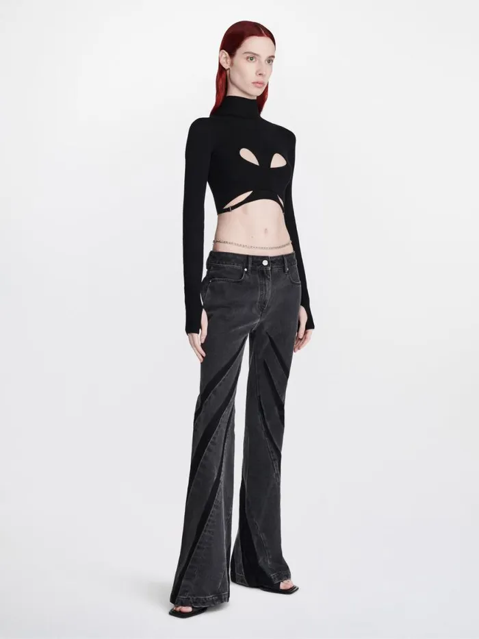 Dion Lee Knitwear MOBIUS LOOP LS TOP Black 8211 Shop