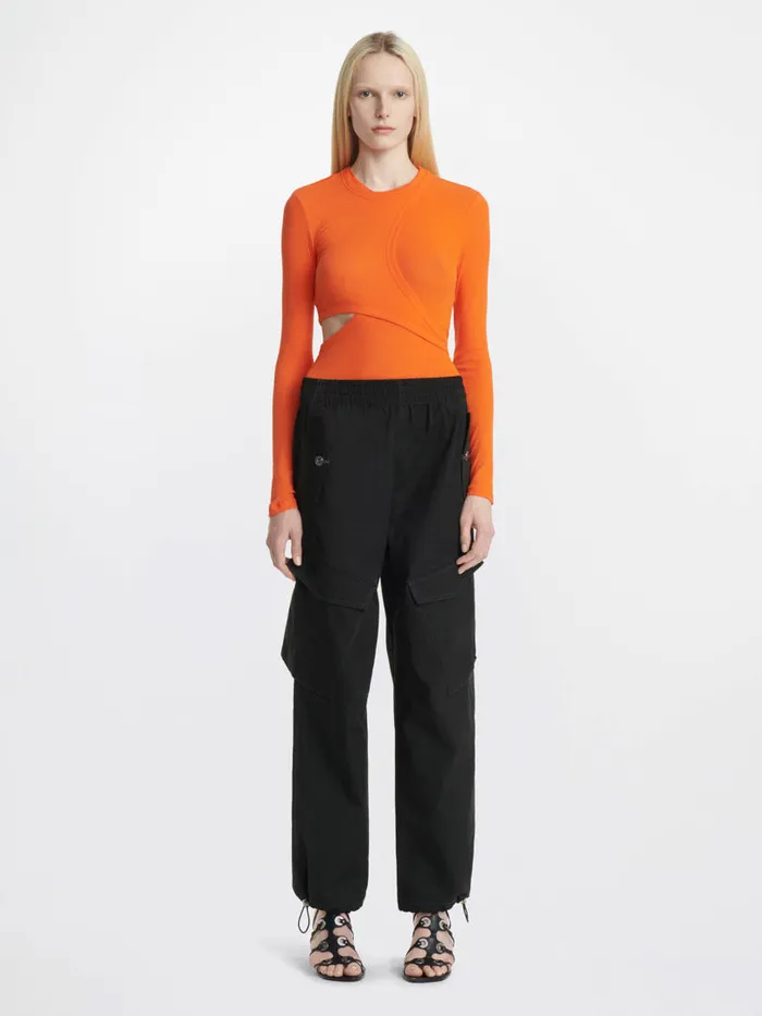 Dion Lee Pants LATCH CARGO PANTS Black 8211 UnisexShop