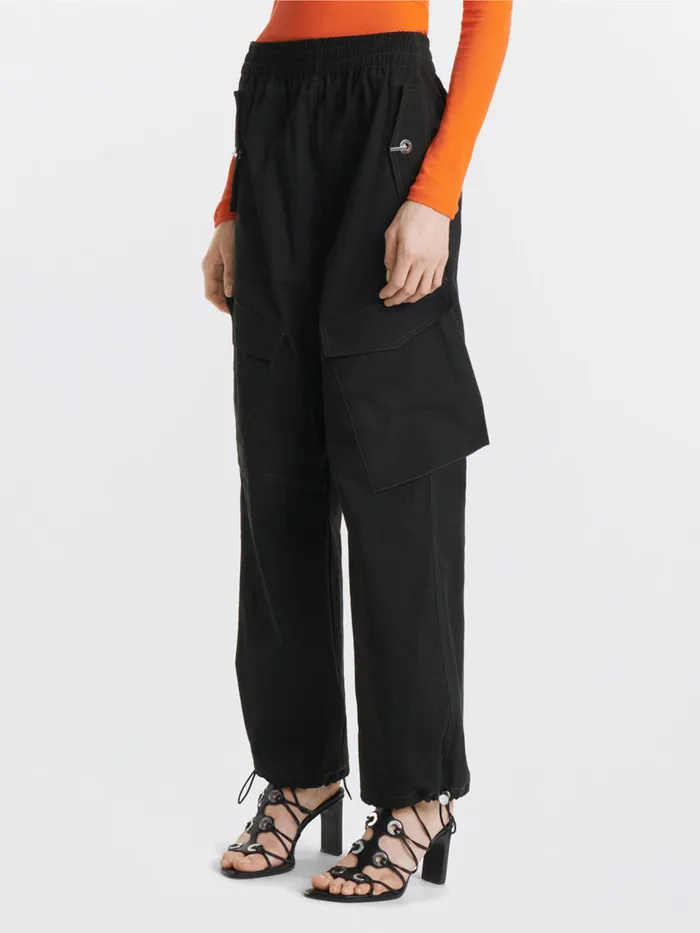 Dion Lee Pants LATCH CARGO PANTS Black 8211 UnisexShop