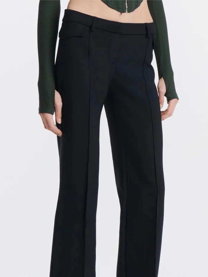 Dion Lee Pants WOOL POCKET TROUSER Black 8211 Shop