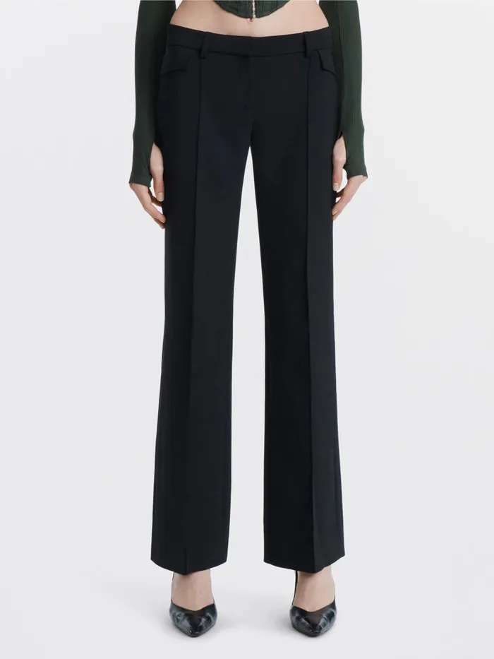 Dion Lee Pants WOOL POCKET TROUSER Black 8211 Shop