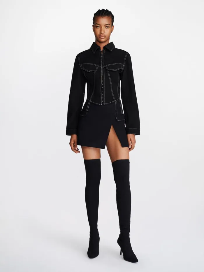 Dion Lee Skirts FRAME MINI SKIRT Black 8211 Shop