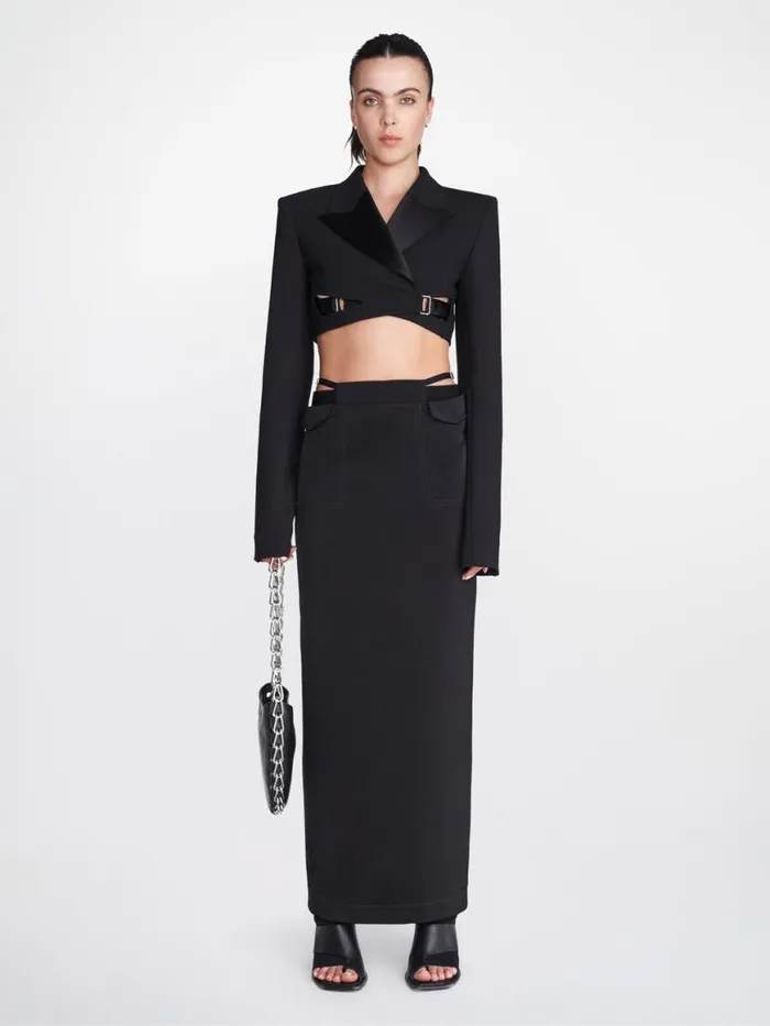 Dion Lee Skirts POCKET COLUMN SKIRT Black 8211 Shop