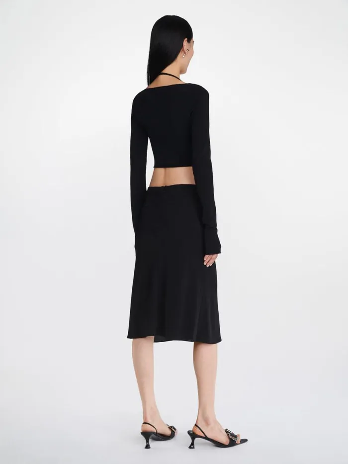 Dion Lee Tops BOLT LOOP LS TOP Black 8211 Shop
