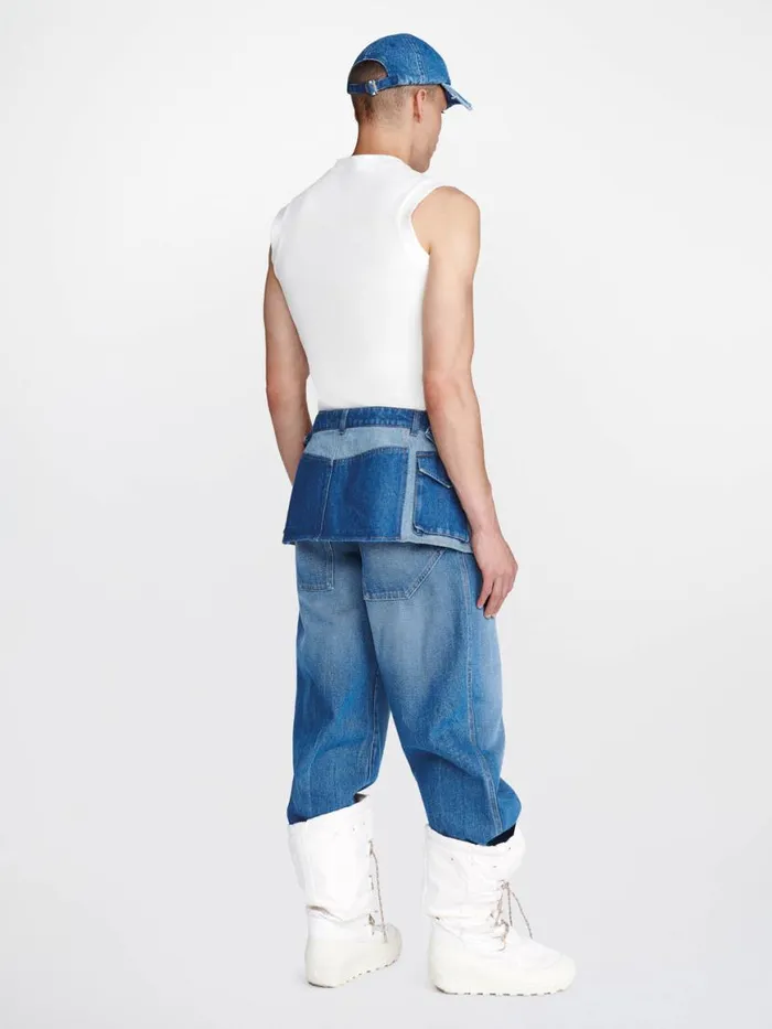 Dion Lee Tops DLE MUSCLE TEE Ivory 8211 UnisexShop