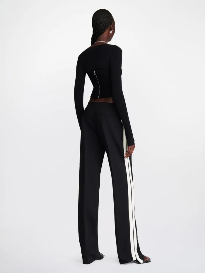 Dion Lee Tops VENTRAL COMPACT CORSET W SLEEVE Black 8211 Shop