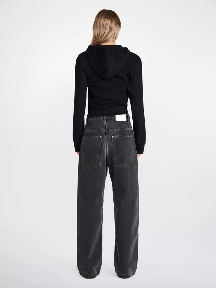 Dion Lee Tops WORKWEAR CORSET HOODIE Black 8211 Shop