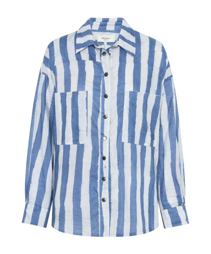 DREAMLAND STRIPE DARIA SHIRT Women One Teaspoon Shirts DREAMLAND STRIPE DARIA SHIRT Women One Teaspoon Shirts