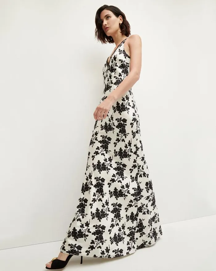 Dresses Shop Veronica Beard Hamina StretchSilk Floral Charmeuse Dress Ivoryblack Dresses Shop Veronica Beard Hamina StretchSilk Floral Charmeuse Dress Ivoryblack