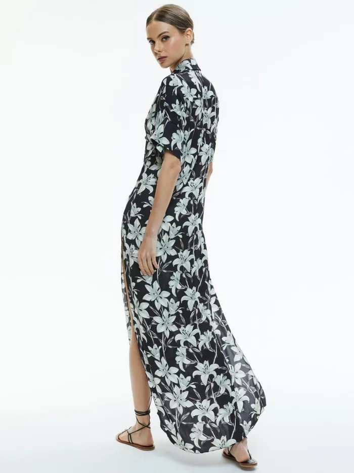Dresses Women Alice Olivia EDYTH MAXI TOP Stargazer Black Sm