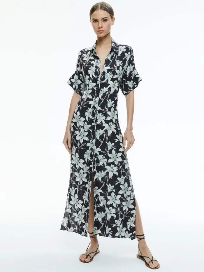 Dresses Women Alice Olivia EDYTH MAXI TOP Stargazer Black Sm