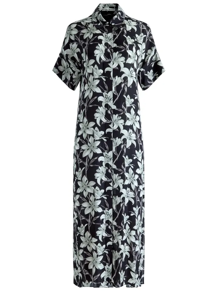 Dresses Women Alice Olivia EDYTH MAXI TOP Stargazer Black Sm
