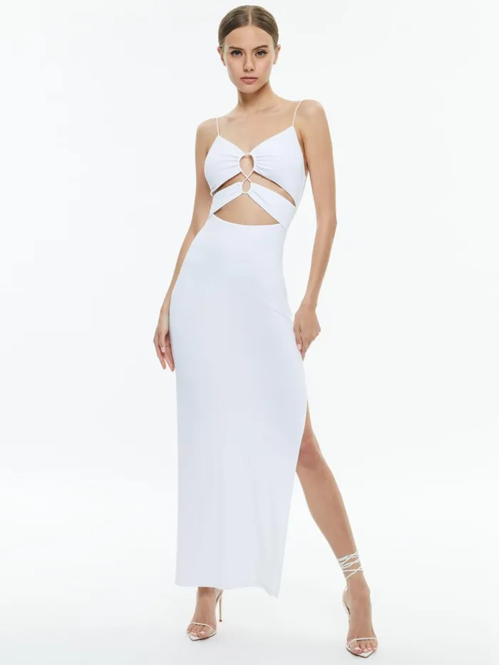 Dresses Women Alice Olivia SALEM STRAPPY MAXI DRESS Off White