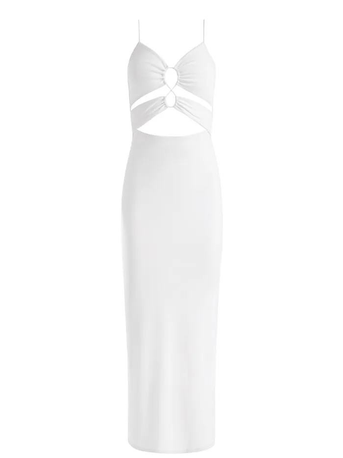 Dresses Women Alice Olivia SALEM STRAPPY MAXI DRESS Off White