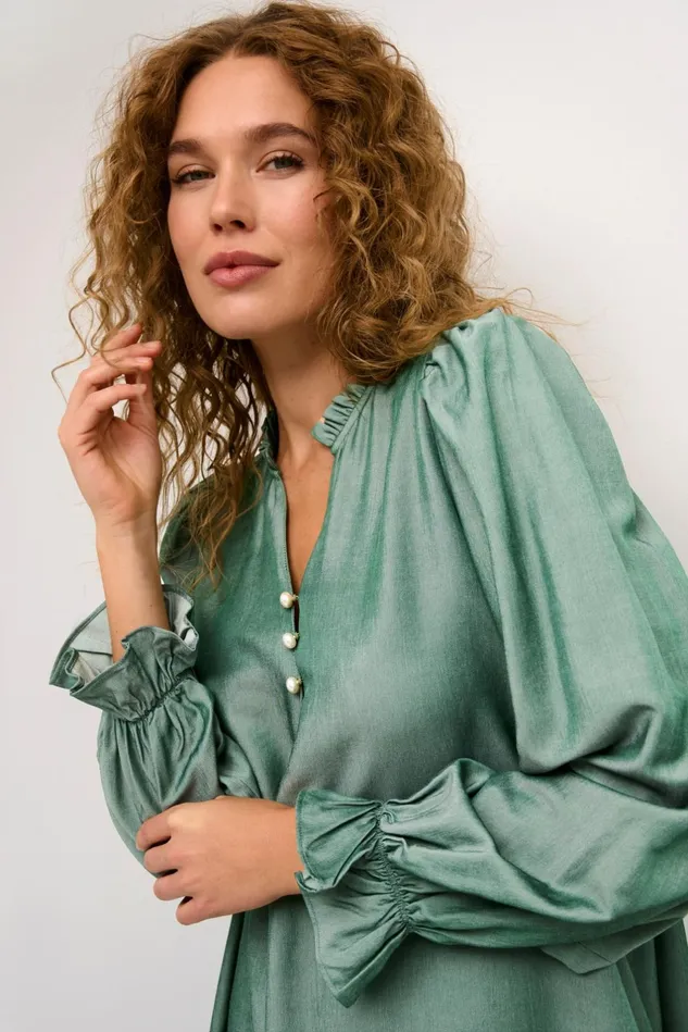 Dresses Women CULTURE CUbelva Dress Botanical Garden Melange