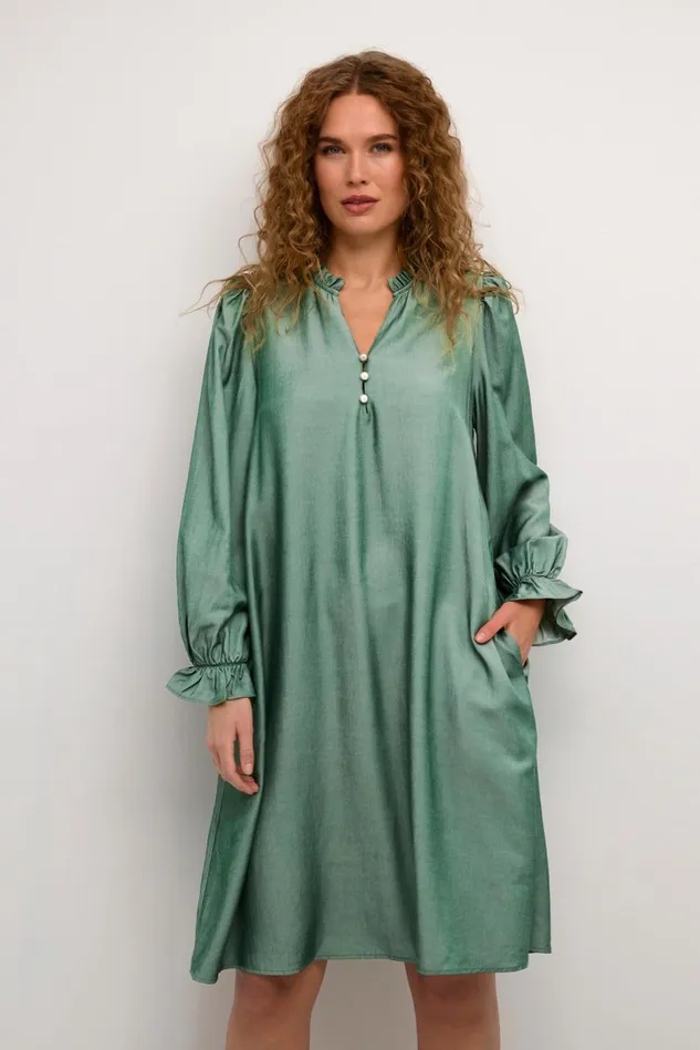 Dresses Women CULTURE CUbelva Dress Botanical Garden Melange