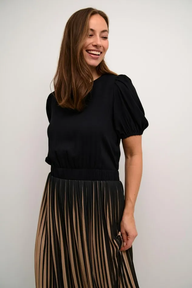 Dresses Women CULTURE CUcarly Dress With Pleats Black