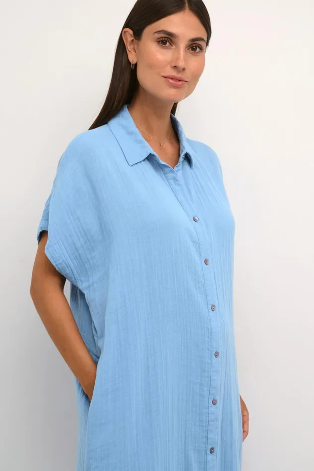 Dresses Women CULTURE CUelina Dress Della Robbia Blue