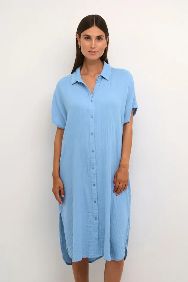 Dresses Women CULTURE CUelina Dress Della Robbia Blue