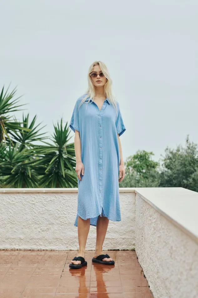 Dresses Women CULTURE CUelina Dress Della Robbia Blue