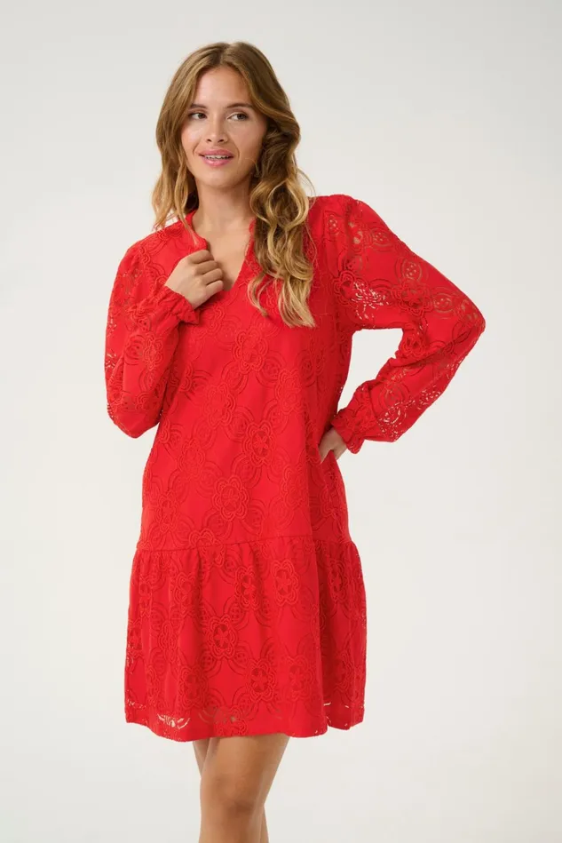 Dresses Women CULTURE CUindeo Dress Racing Red